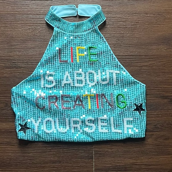 Sequin Halter Top - Picture 7 of 7